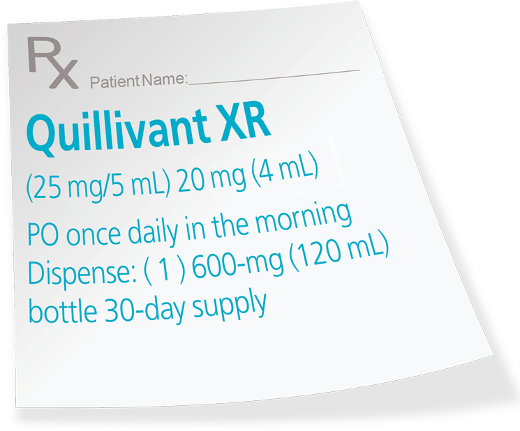 Quillivant XR Example Prescription