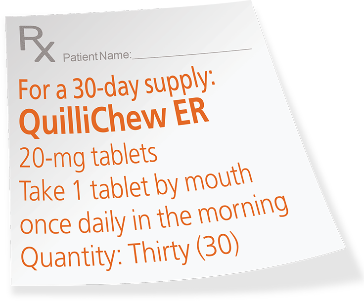 QuilliChew ER® Dosing & Titration Tris Pharma HCP